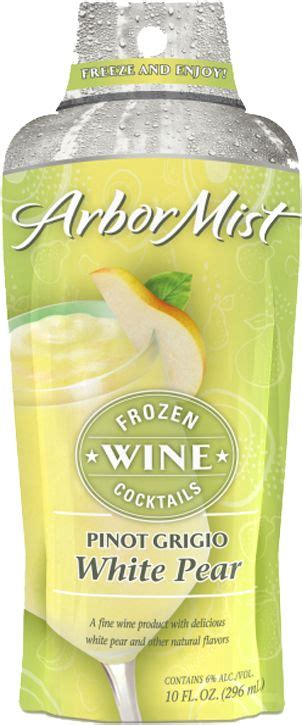 Arbor Mist White Pear Pinot Grigio Frozen Drink Pouch Is My Guilty Frou