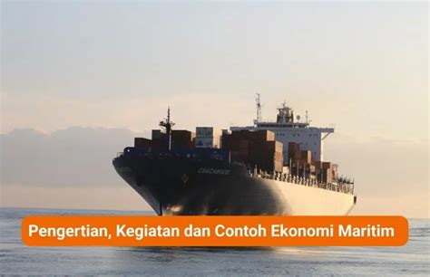 Ekonomi Maritim Pengertian Kegiatan Dan Contoh Deepublish Store