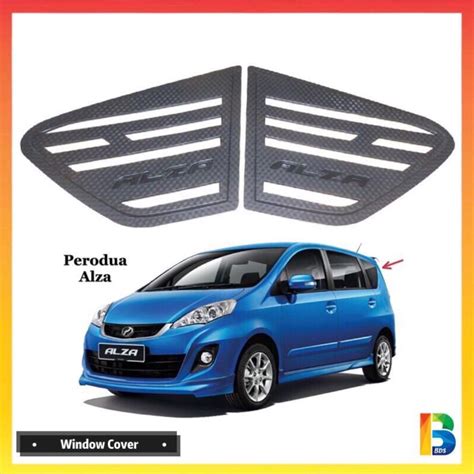 Carbon Window Cover Axia Viva Wira Kancil Bezza Saga Myvi Alza Gen