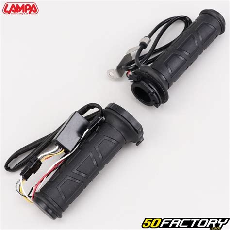 Poign Es Chauffantes Lampa Heated Grips Noires Quipement Moto