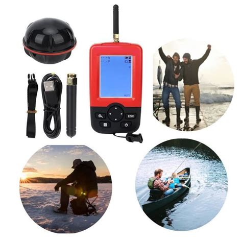 Yosoo Sonar Fish Finder D Tecteur De Poisson Sans Fil Portable Sondeur