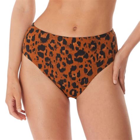 Freya Bademode Roar Instinct Hohe Bikini Hose Leopard Annadiva