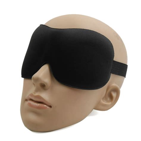 Travel Padded 3D Eye Shade Cover Sleep Rest Relax Sleeping Blindfold ...