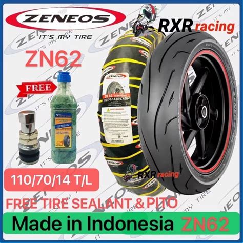 Zeneos Zn Motorcycle Free Tire Sealant Pito Tire Gulong Free