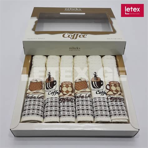 Nilteks ჩაის ტილოს ნაკრები (6 ცალი) - LETEX.GE