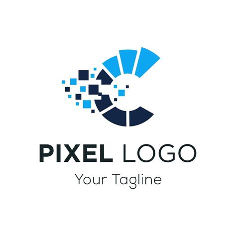 Pixel Logo Design Vector Template 20448623 Vector Art at Vecteezy