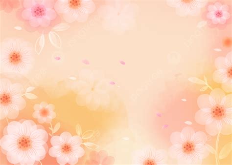 Orange Dream Blur Background Flower Background Fresh Flowers