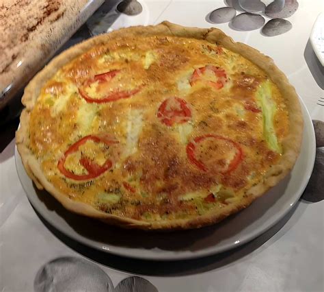 Recette De Quiche Aux Courgettes Lardons Et Tomates