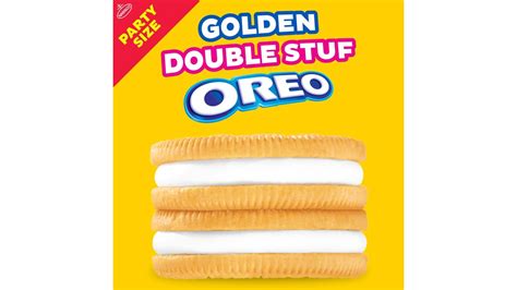 Oreo Golden Double Stuf Party Size Sandwich Cookies 24 95 Oz