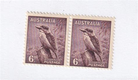 Australia A Vf Mnh Pair P Kookaburra S Cat Value Ebay