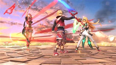 Pyra Mythra Super Smash Bros Ultimate Team Victory Poses Youtube