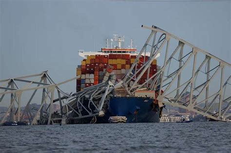 Salvage Crews Begin Lifting Debris From Collapsed Baltimore Bridge Port Recovery Underway