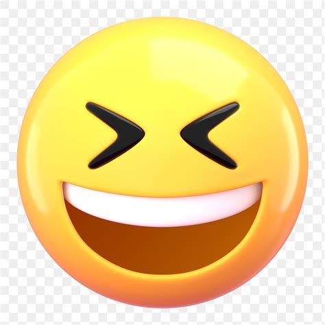 3d Emoticon Png Laughing Face Premium Png Rawpixel