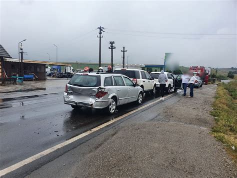 FOTO Accident rutier la intrarea pe A3 lângă Turda