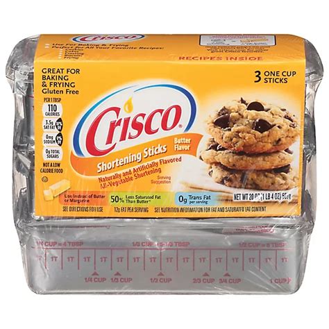 Crisco Butter Flavor All-vegetable Shortening | Fig App