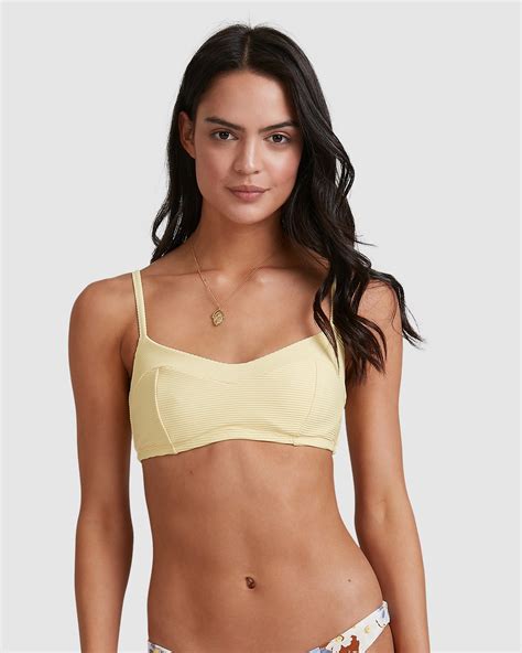 Tanlines D Dd Vintage Bralette Bikini Top Billabong