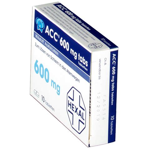 ACC® 600 mg tabs 10 St mit dem E-Rezept kaufen - Shop Apotheke