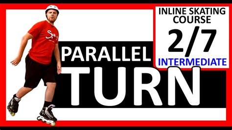 Parallel TURN On Inline Skates 2 7 COURSE How To Turn On Rollers