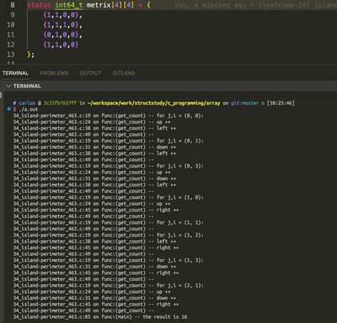 leetcode463：岛屿的周长（island-perimeter） · Issue #103 · carloscn/structstudy