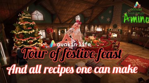 Melissajdiamonds Avakin Life Tour Of Festive Feast And All Recipe