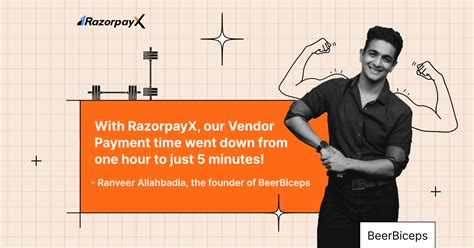 "With RazorpayX, Our Vendor Payment Time Went Down From One Hour to ...