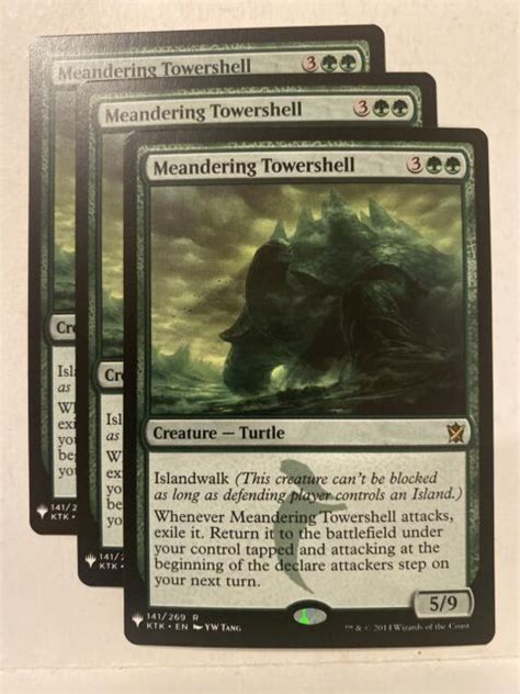 Mtg Meandering Towershell Mystery Booster Khans Of Tarkir