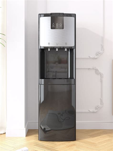 Tabu Bottom Loading Stainless Steel Electric Water Cooler Dispenser With Hot Cold And Room