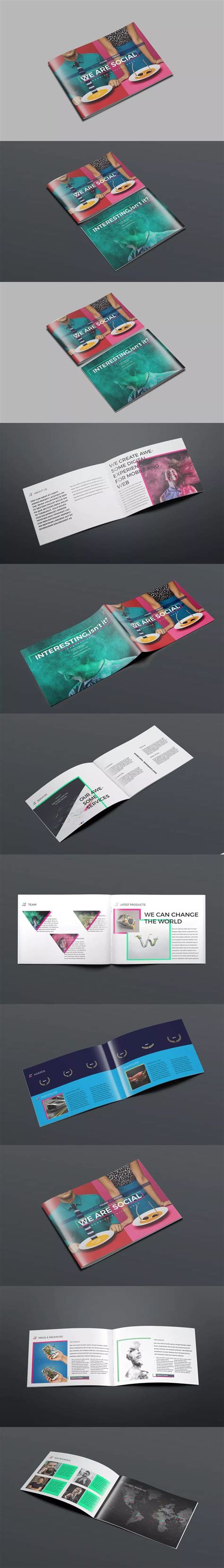 brochure template indesign indd  size   letter size brochure