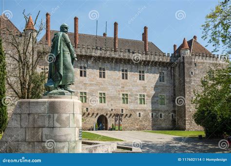 Palace of the Duques of Braganca Editorial Stock Image - Image of site, portugal: 117602114