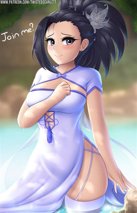 Momo Bathing By TwistedScarlett60 Hentai Foundry