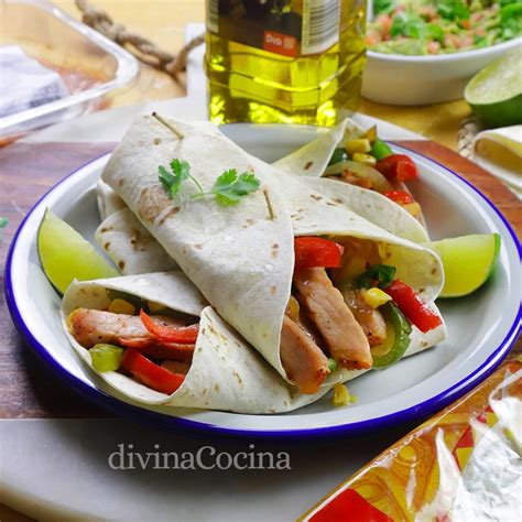 Fajitas De Lomo Con Pimientos Receta De DIVINA COCINA