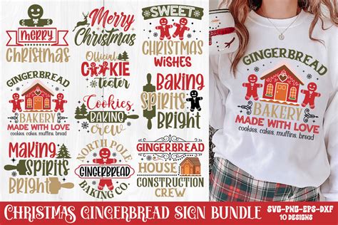 Christmas Gingerbread Svg Bundle Graphic By Craftart Creative Fabrica