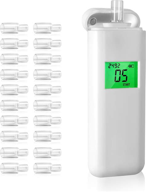 Aranknew Etilometro Portatile Professionale Alcol Test Con Display LCD