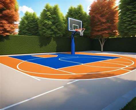 Create An Affordable Home Basketball Court Outside Hd Constructionco