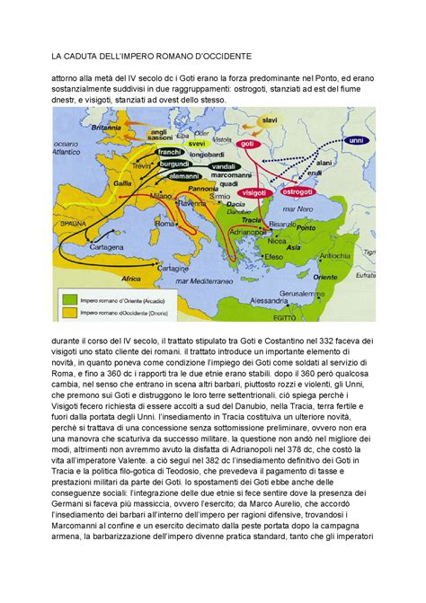 La Caduta Dell'impero Romano D'occidente Riassunto 6