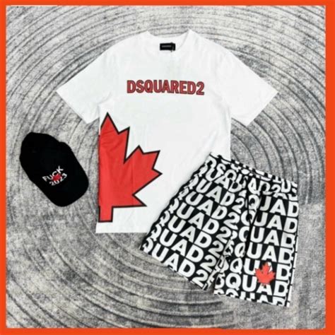 Áo DSQ lá phong đỏ Cao Cấp Áo Mùa Hè Cao Cấp Form Dáng Rộng Hot Trend Shopee Việt Nam