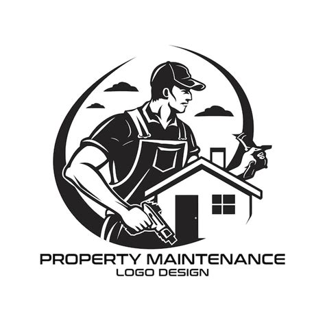 Premium Vector | Property Maintenance Vector Logo Design