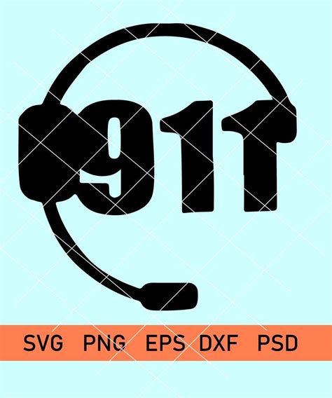 911 Dispatcher Decals Svg