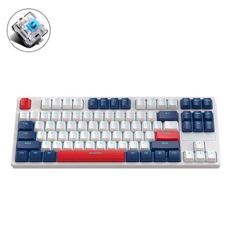 Ziyou Lang K Keys Hot Swappable Wired Mechanical Keyboard M Green Shaft Blue Ice Blue