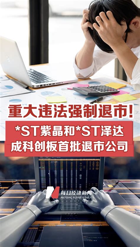 重大违法强制退市！st紫晶和st泽达成科创板首批退市公司 每经网