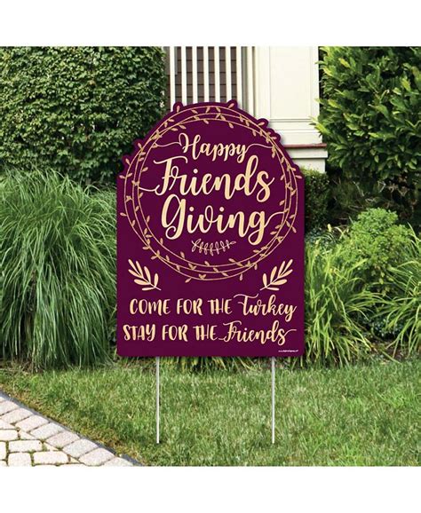 Big Dot Of Happiness Elegant Thankful For Friends Party Decorations