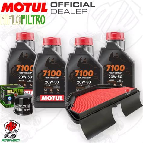 SET ENTRETIEN HUILE Motul 7100 20W50 Filtres Honda CBR 600 F4 2004