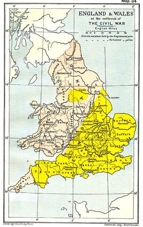 English Civil War Map