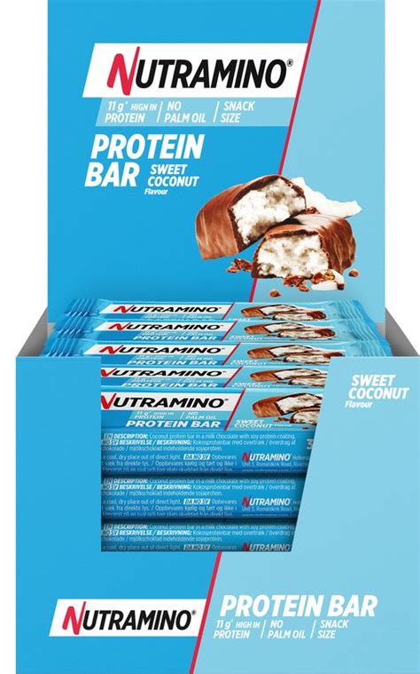 Nutramino Protein Bar Eiwitrepen Chocolade Kokos 20 X 35 Gram Bol