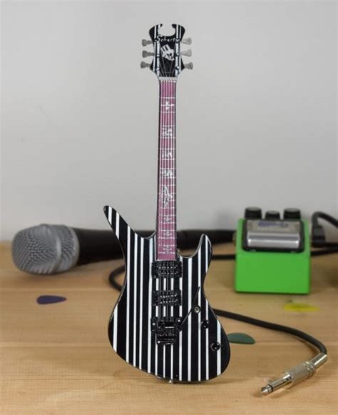 Avenged Sevenfold Synester Gates Schecter Mini Guitars