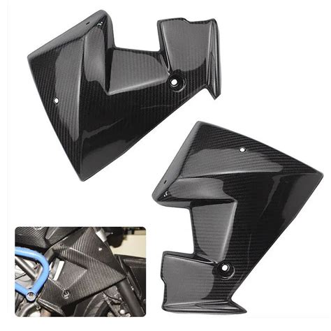 1 Pair Carbon Fibre Radiator Side Panel Cover Protector Fairing For