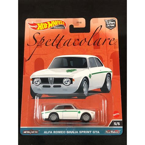 風火輪 hot wheels 汽車文化 義大利 愛快 alfa 羅密歐 romeo giulia gta 精裝 膠胎 蝦皮購物
