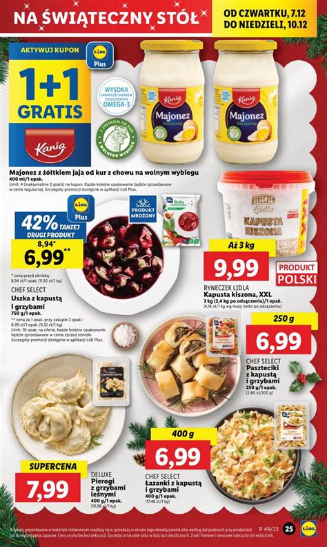 Lidl Gazetka Azanki Pierogi Z Grzybami Le Nymi Uszka Z