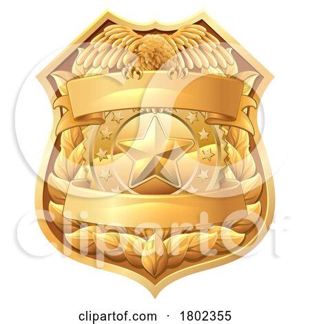 Police Military Eagle Badge Shield Sheriff Crest By Atstockillustration