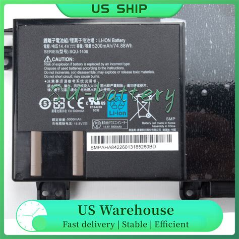 Genuine SQU 1406 Battery ThundeRobot 911 E1 911 T2A 911 S2B 911 T1 911M